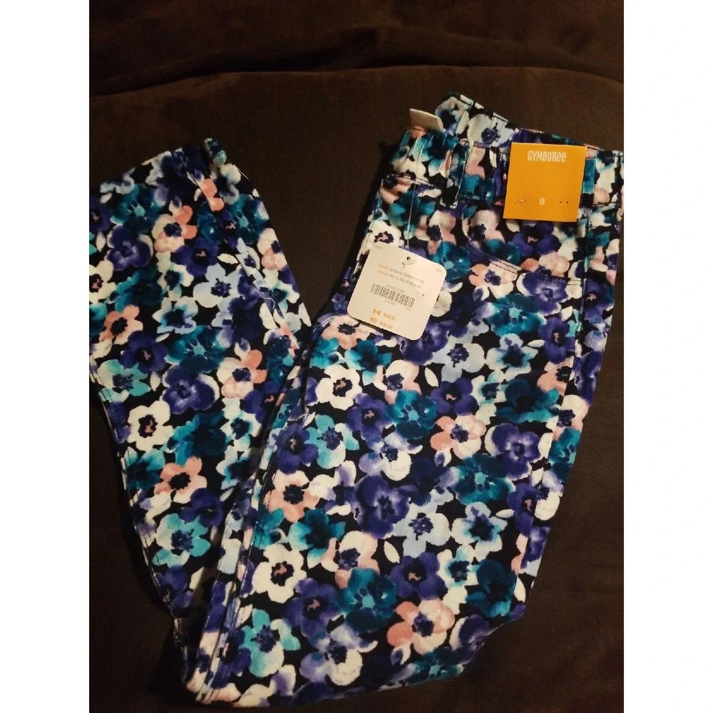 Gymboree butterfly garden cords 8‎ nwt